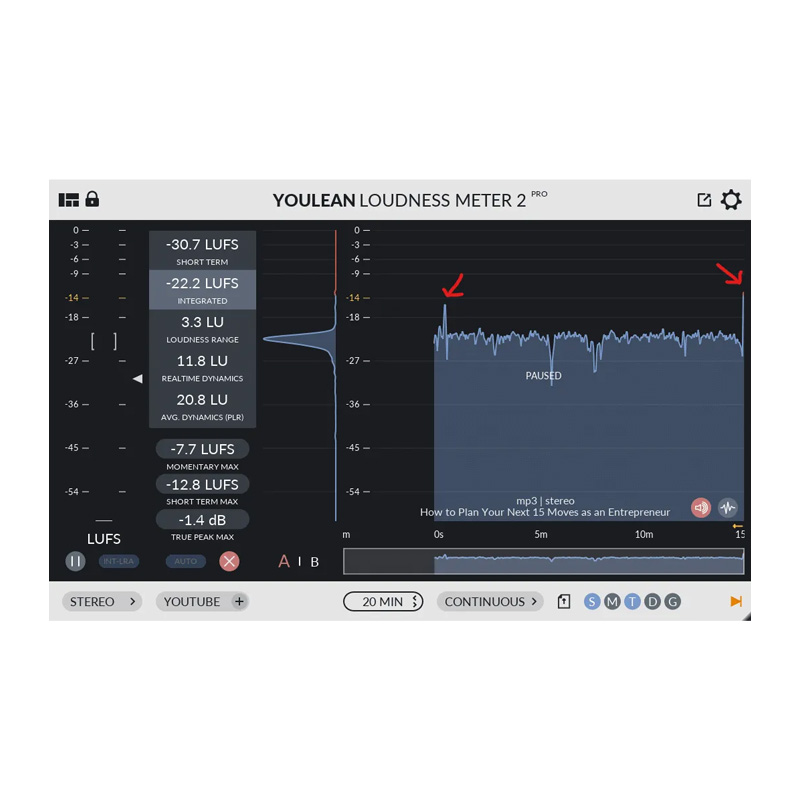 دانلود رایگان نرم افزار Free Download Youlean Loudness Meter